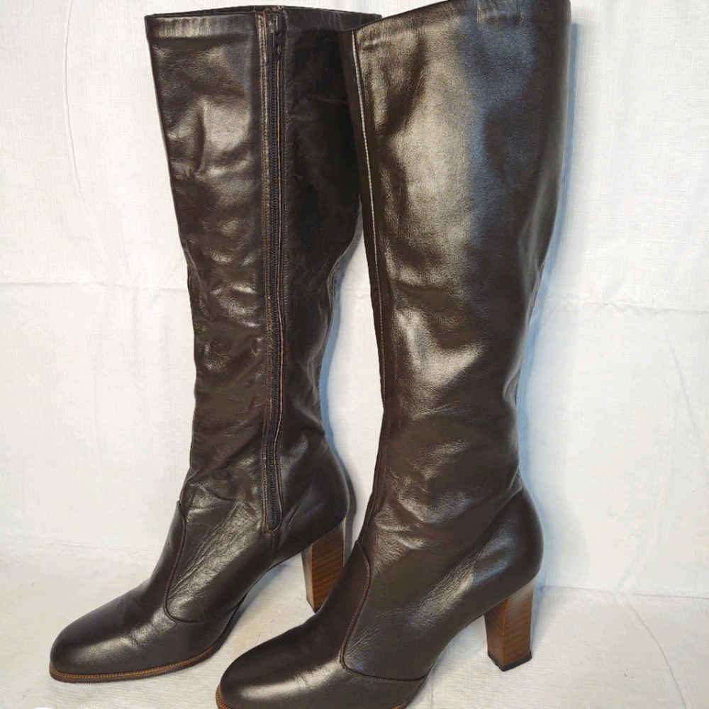 Vintage Joyce California Knee High Leather Boots